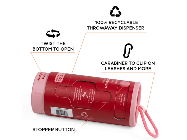GOO EEZ Fresh Eco-Friendly Poop Bag Swirl - Image 1