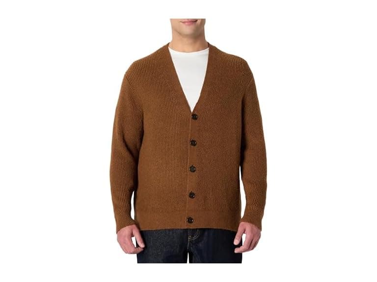 Amazon Essentials Men Relaxed-fit Cotton Cardigan - Image 1