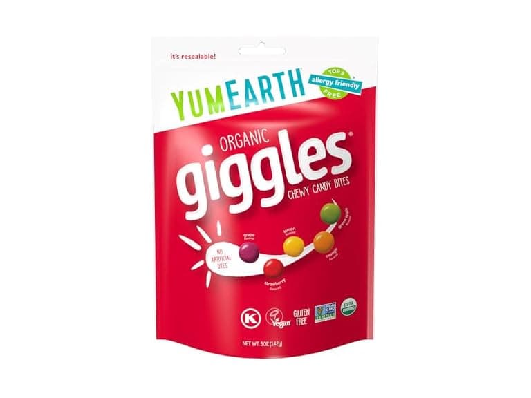 YumEarth Organic Giggles Chewy Candy 5 oz - Image 1
