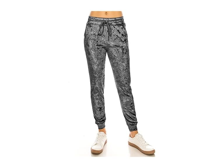 Always Women (XS) Velvet Jogger Pants - Image 1