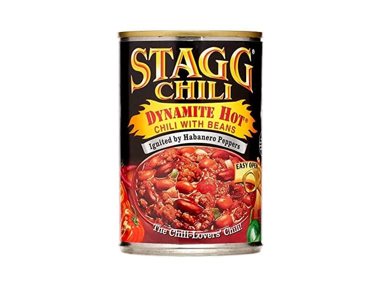 STAGG DYNAMITE HOT Chili with Beans, Canned 15 oz - Image 1