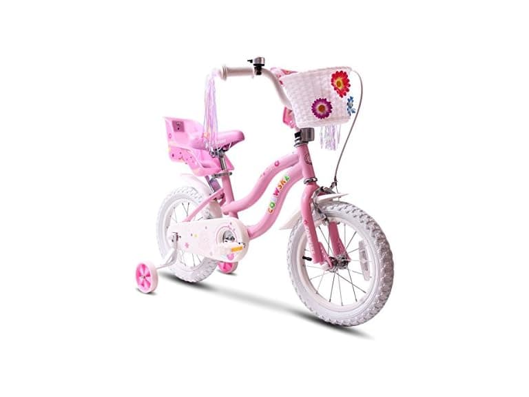 COEWSKE Kid's Bike Steel Frame Children Pink) - Image 1