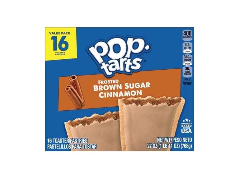 16CT Kellogg's Pop-Tarts Value Pack, Brown Sugar - Image 1