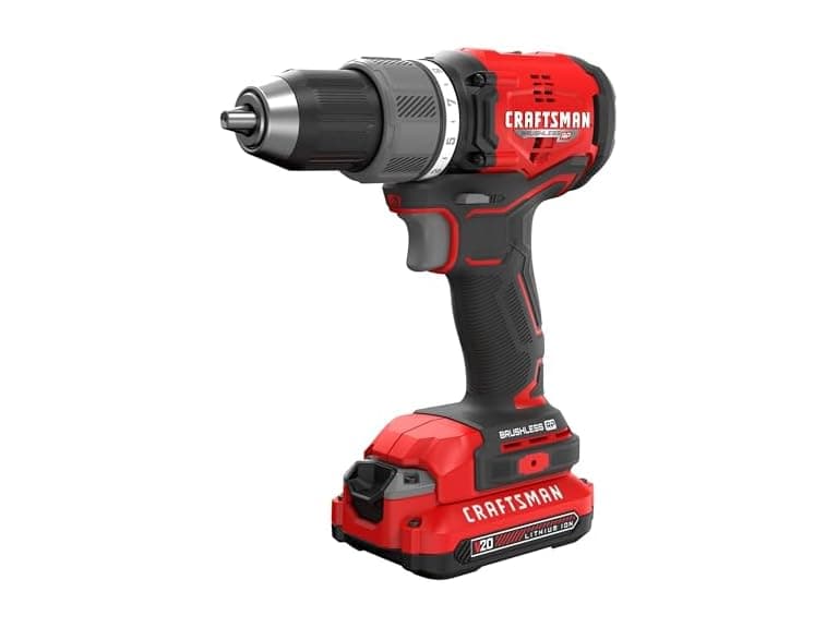 CRAFTSMAN CMCD713C1 V20* BRUSHLESS RP 1/2 Drill Kit - Image 1
