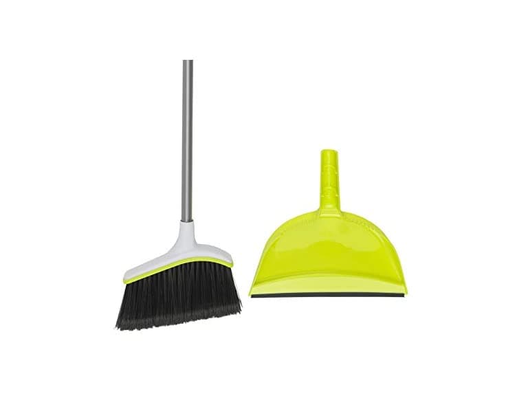 Casabella Broom & Dustpan Set Green - Image 1