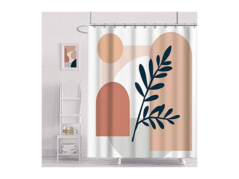 Quinnsus Abstract Boho Shower Curt Mid - Image 1