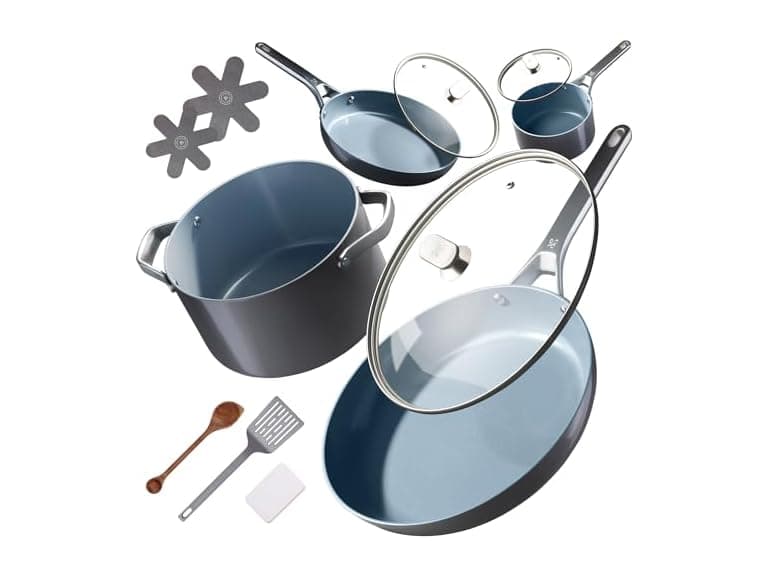 Greater Goods 12pc Ceramic Set, Gray (Open Box) - Image 1