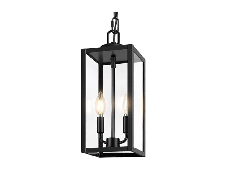 BesLowe 2-Light Outdoor Pendant 15in - Image 1