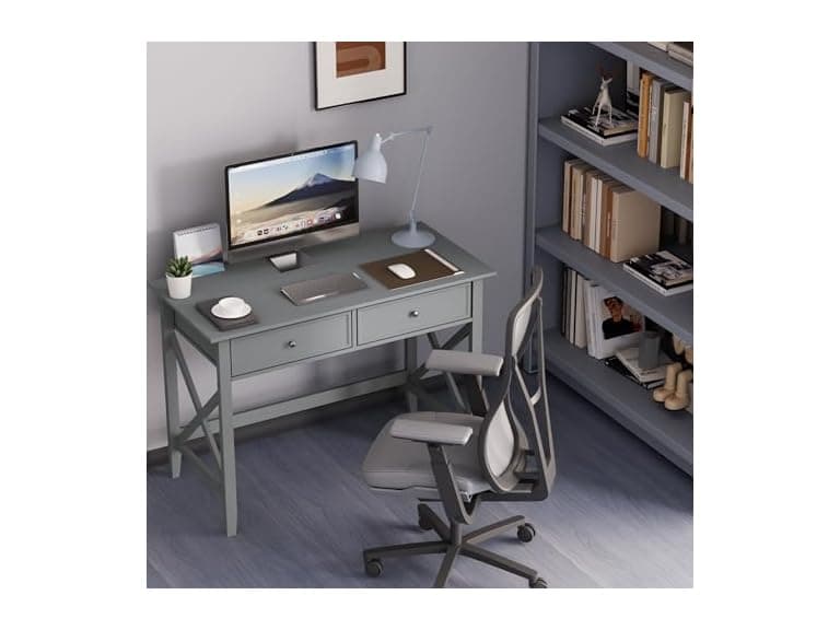 Writing Computer Desk With Drawers - Image 1