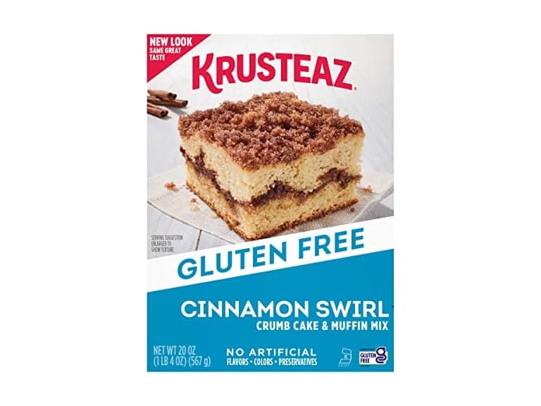 Krusteaz Gluten Free Cinnamon Crumb Cake, 20 Oz - Image 1