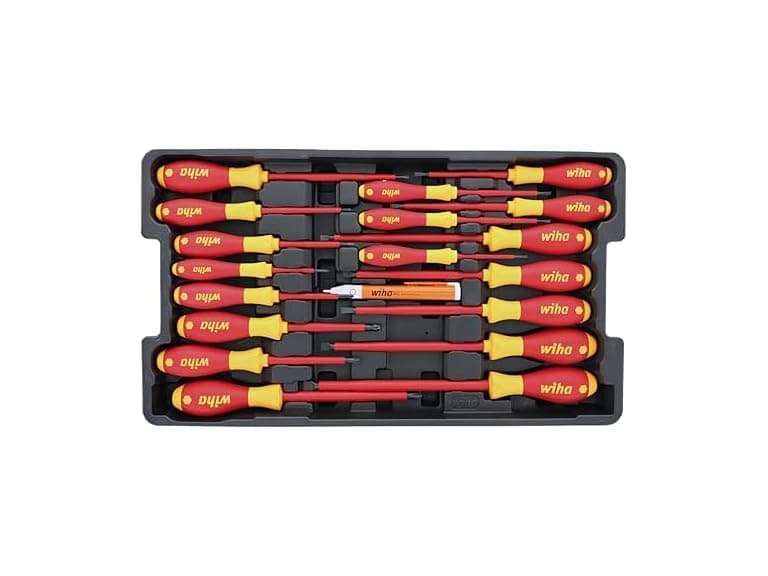 Wiha 32095 Slotted/Phillips Insulated Set, 1000V 19pc - Image 1