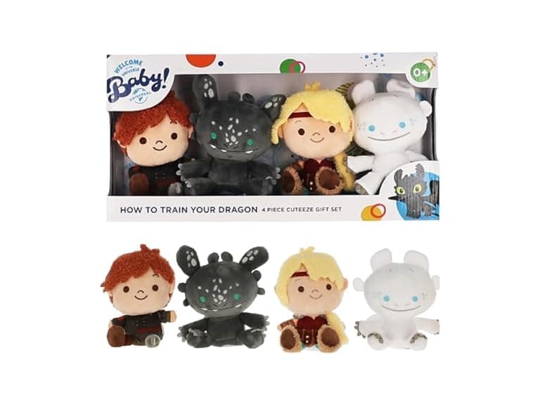 Kids Preferred How to Train Your Dragon 4 Pc Cuteeze Set - Image 1