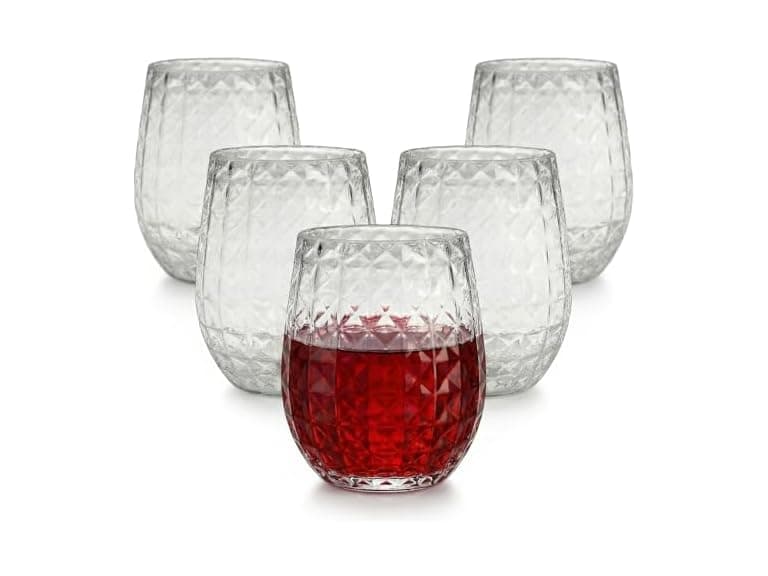 Fun Express Stemless Wine Glasses - 12 piece - Image 1