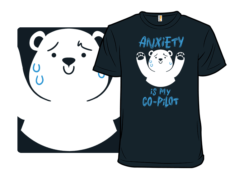 Anxiety Is My Co-Pilot Bear - Image 1