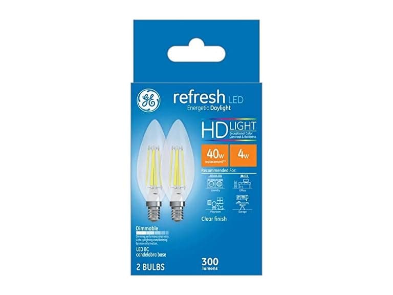 GE Lighting 31741 Refresh HD Decorative LED Light Bulbs - Image 1