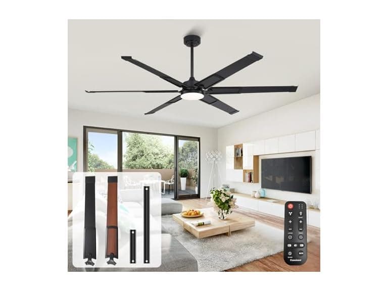 Conciseer 60in Ceiling Fan 5CCT Remote - Image 1