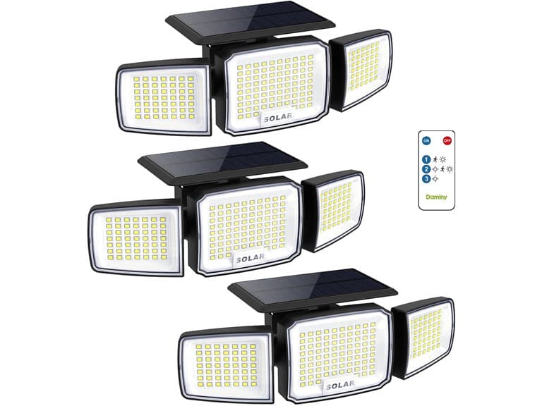 DAMINY Solar Security Light with Radar Motion Sensor - Image 1