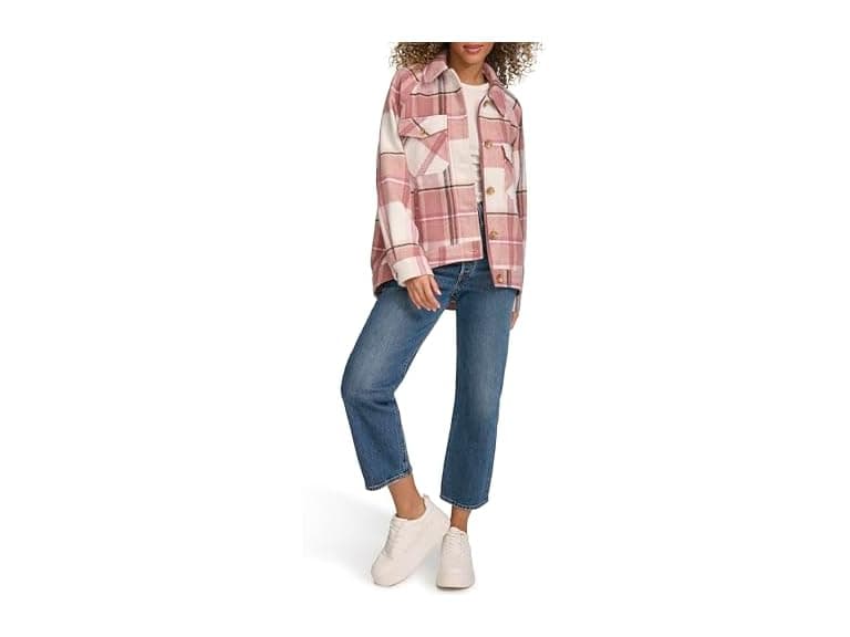 Levi's Women Zoe Relaxed Wool Shirt Jacket - Image 1
