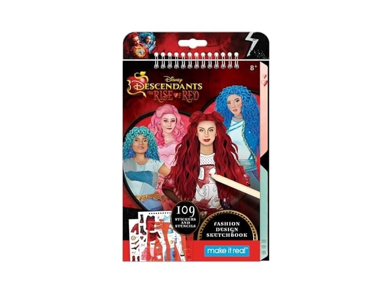 Descendants 4 Rise of Red Fashion Design Sketchbook - Image 1