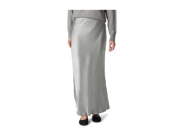 The Drop Women Alya Silky Slip Maxi Skirt - Image 1