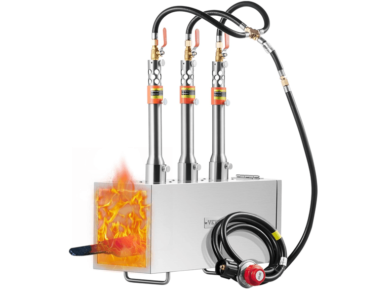 VEVOR Portable Tri-Burner Propane Forge - Image 1