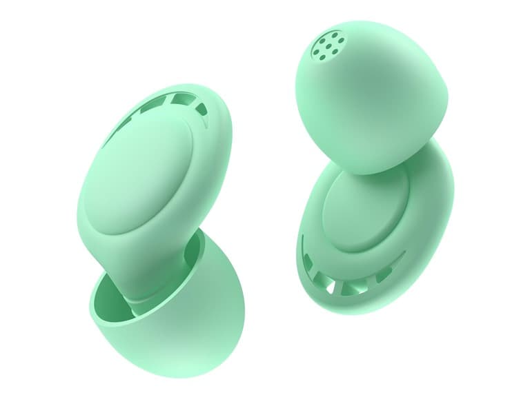 Beinkap Silicone Ear Plugs 6 Pairs, Green - Image 1