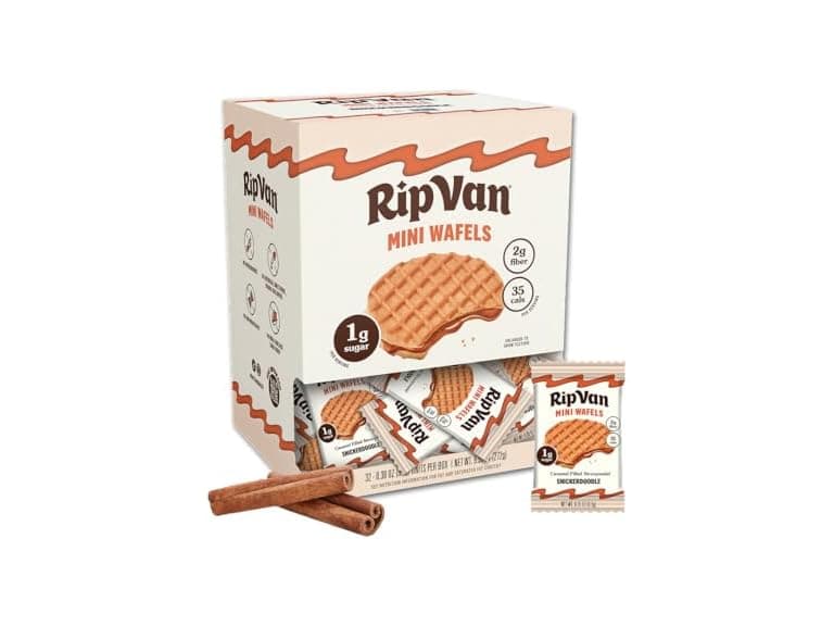 32pk Rip Van Wafels Snickerdoodle Mini Stroopwafels - Image 1