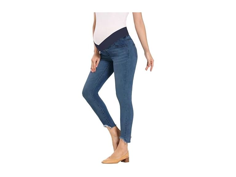 Foucome Women (M) Maternity Jeans Under Pants - Image 1