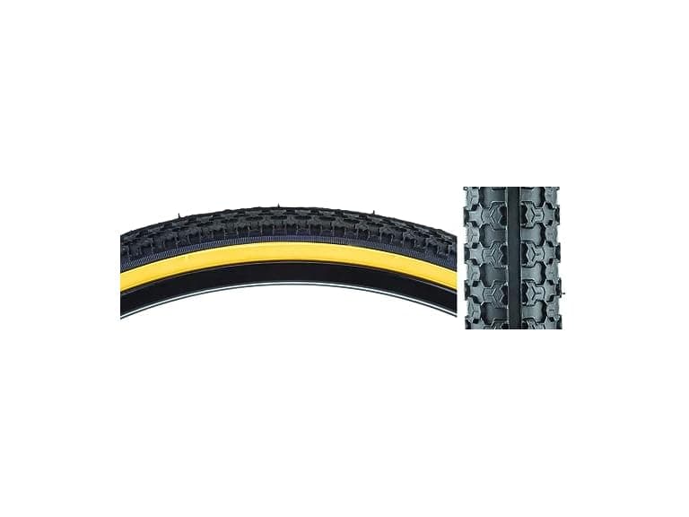 Sunlite MTB Raised Center Tire, 26 x Black/Black - Image 1
