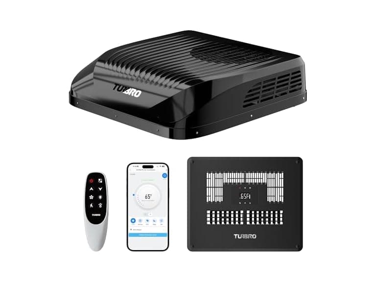 TURBRO Greenland-DC GLD09 RV AC, Black - Image 1