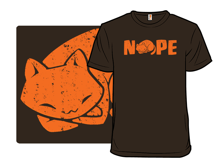 Nope Sleepy Cat - Image 1