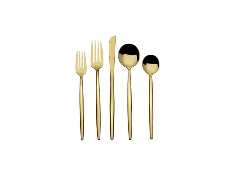 Towle Living Forged Shea Gold 20-Piece Flatware Set - Image 1