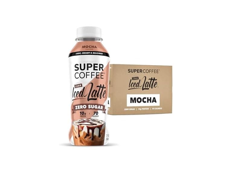 12pk SUPER COFFEE, Keto Protein Coffee Iced Mocha - Image 1