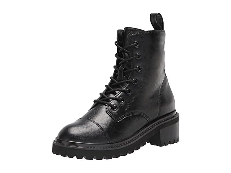 The Drop Women's Sparta Chunky Sole Lace Up Combat Boot - Image 1
