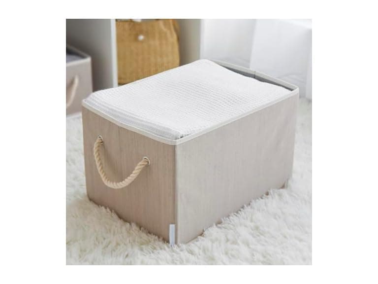 Sukkiri Homu Pack of 2 Large Rectangular Modern Storage Bins - Image 1
