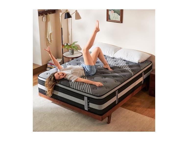 Queen 14 Inch Hybrid Mattress - Image 1