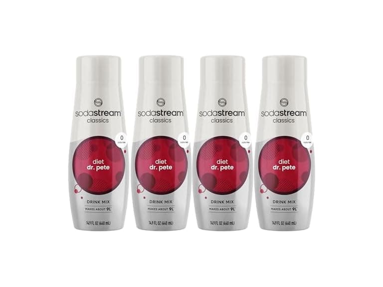 4PK SodaStream - Diet Dr Pete Beverage Mix - Image 1