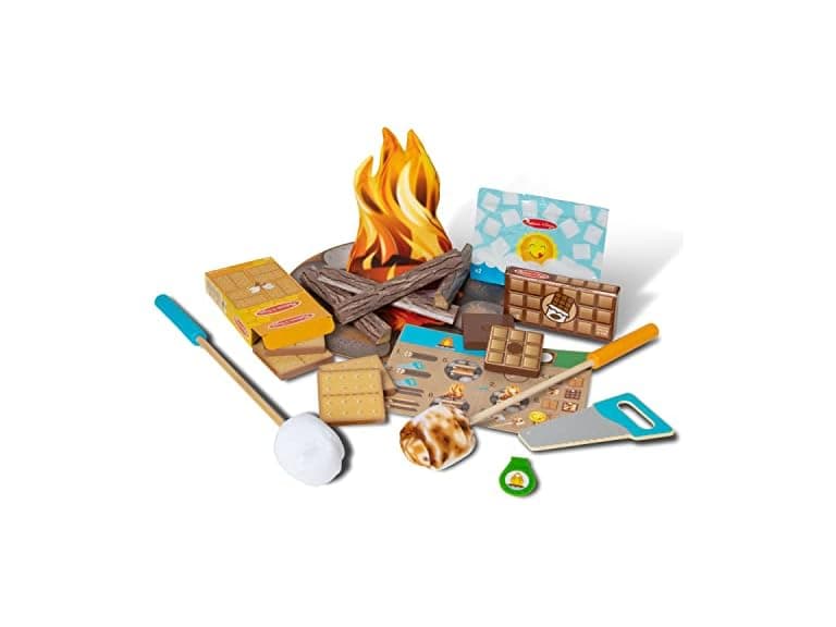 Melissa & Doug Let's Explore Campfire S'Mores Play Set - Image 1