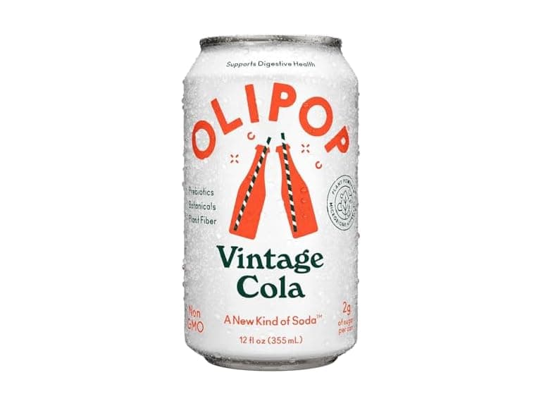 1CT OLIPOP Vintage Cola Prebiotic Soda, 12 OZ - Image 1