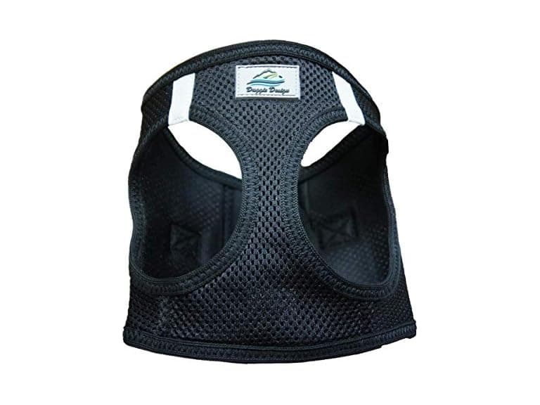 Doggie Design Choke-Free Mesh Harness - Black - Image 1