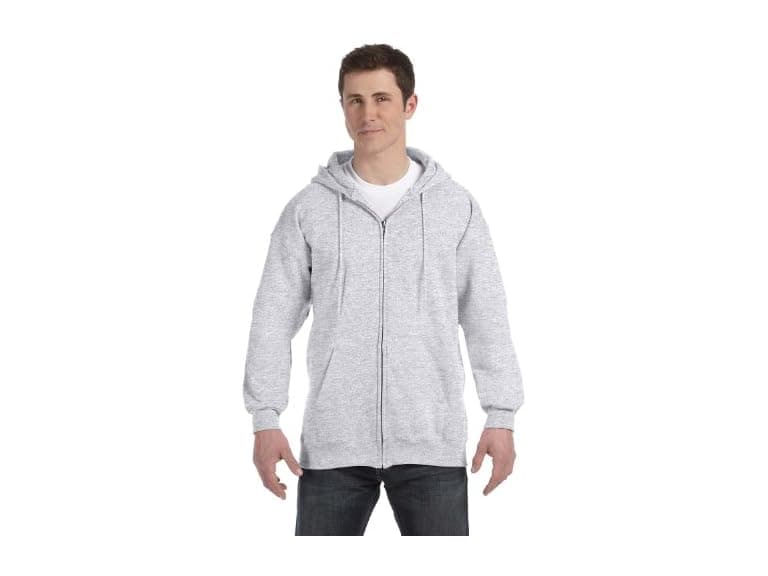Hanes Men (M) Full Zip Ultimate Heavyweight Hoodie - Image 1