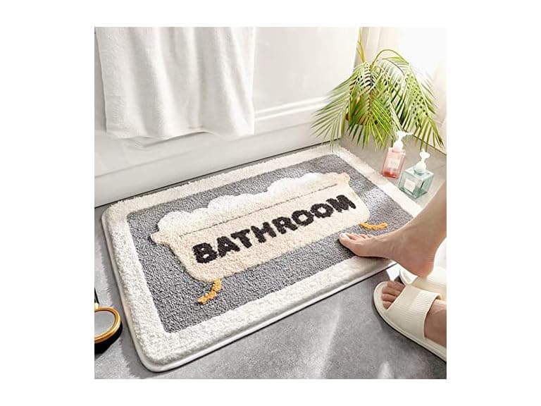 Bath Mat Rugs, Super Absorbent Floor Mat - Image 1