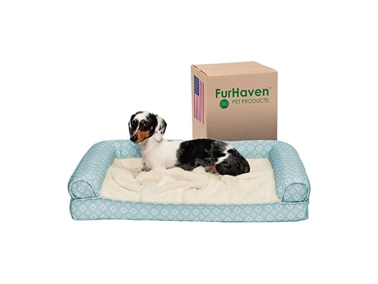 Furhaven Cooling Gel Dog Bed for Medium Small Dogs - Image 1