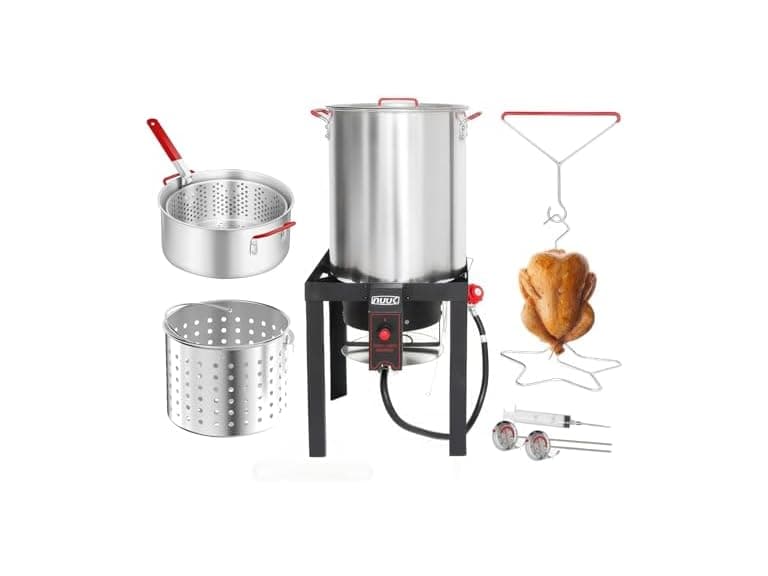 NUUK 30QT Turkey Fryer & 10QT Fish Fryer Combo Kit - Image 1