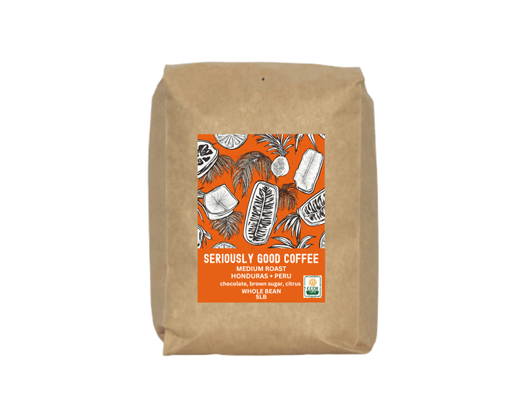 (5lbs) Five Star Coffee Roasters Seriously Good - Image 1