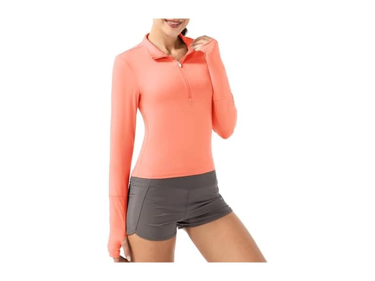 Ggov Women Crop Tops Women's Long Shirt Xorange - Image 1