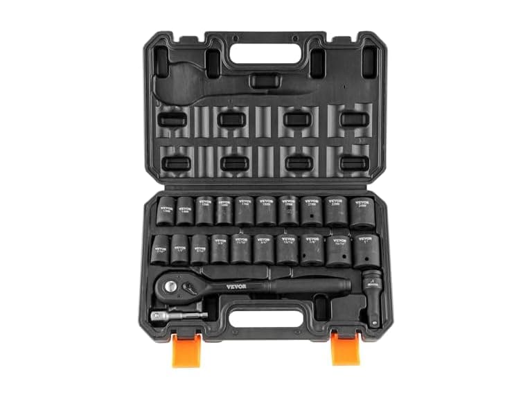 VEVOR Impact Socket Set with 1/2" Drive - Image 1
