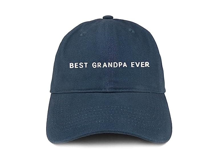 Trendy Apparel Shop Men (OS) Best Grandpa Ever Hat - Image 1