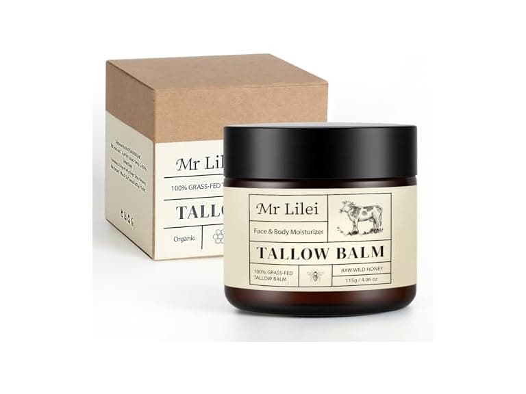 4.06 oz Beef Tallow and Honey Balm Moisturizer - Image 1
