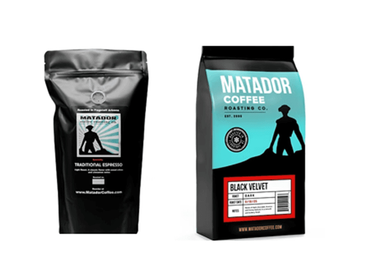 2pk Matador Coffee Traditional Espresso + Black Velvet - Image 1